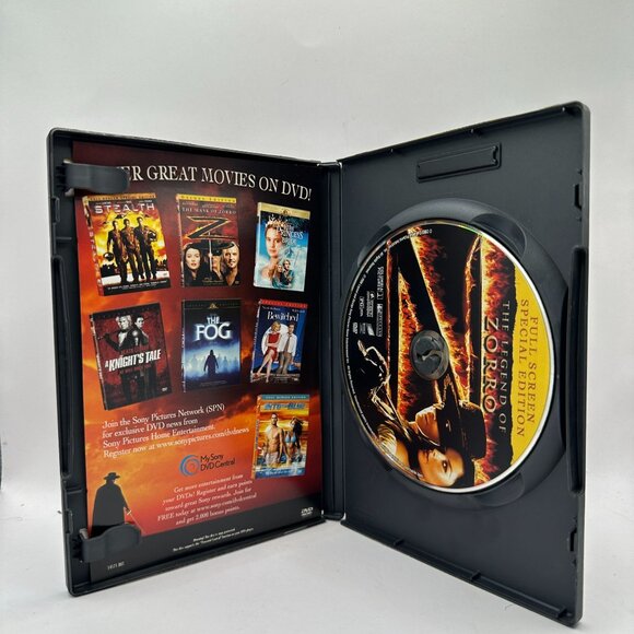 The Legend Of Zorro Full Screen Special Edition DVD Rated PG Sony Pictures - Picture 3 of 3